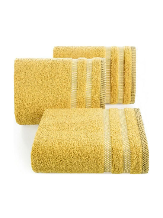 Eurofirany Face Towel 50x90cm Mustard Weight 400gsm