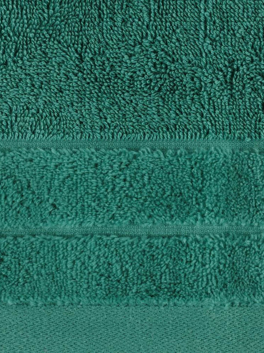 Eurofirany 50x90cm Dunkelgrünes Badetuch Gewicht 500gr/m²