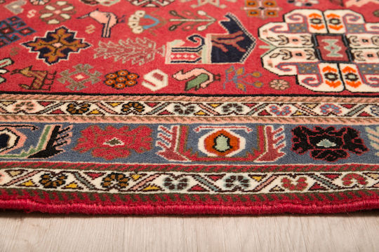 Χαλί Κλασικό Χειροποίητο Abadeh 162x248 Cm Decostar Κόκκινο Μπεζ