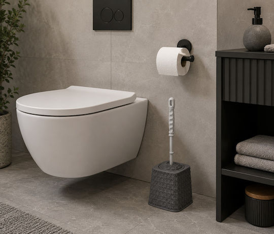 Click Kunststoff Badezimmer Toilettenbürste Gray