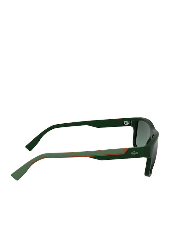 Lacoste Ochelari de Soare Pentru Bărbați cu Ramă Verde și Lentilă Verde L6057S-301