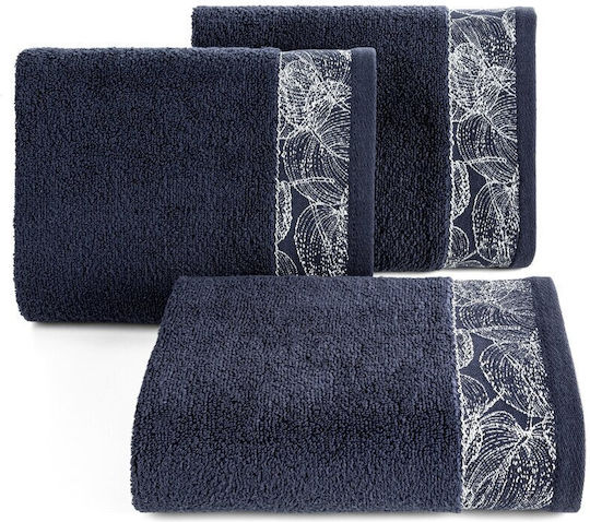Eurofirany Handtuch 30x50cm Navy Blau Gewicht 400gr/m²
