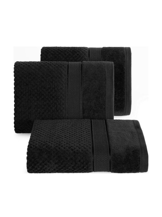 Eurofirany Prosop De Mână 30x50cm Negru Greutate 500gr/m²