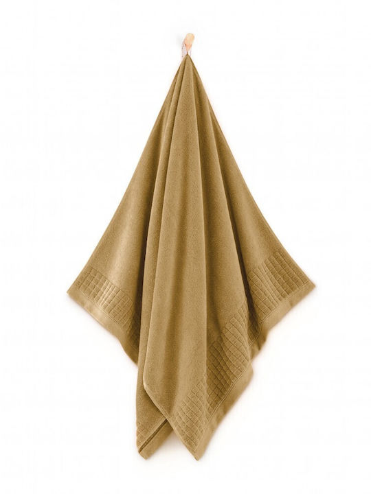 Zwoltex Πετσέτα Προσώπου 50x100εκ. Mustard Βάρους 500gr/m²
