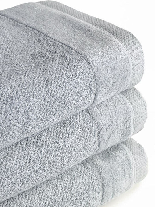 Detexpol Πετσέτα Σώματος 100x150εκ. Light Gray Βάρους 550gr/m²