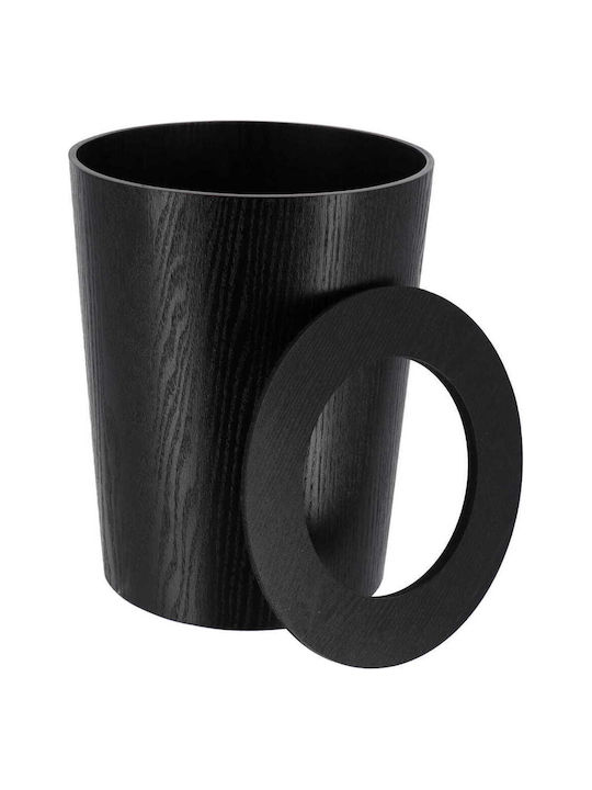 Coș De Baie Din Lemn 9l Negru