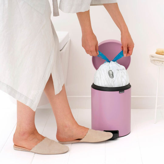 Brabantia Newicon Coș Metalic De Baie 5lt Roz