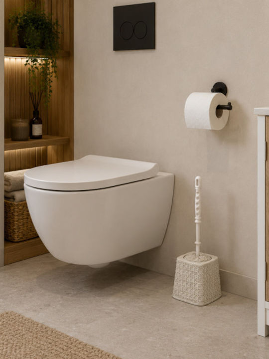 Click Plastic Toilet Brush Beige