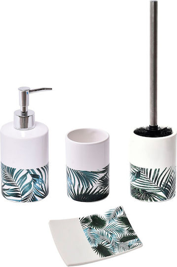 Evideco Tropicale 6677635 Inox Toilet Brush Silver