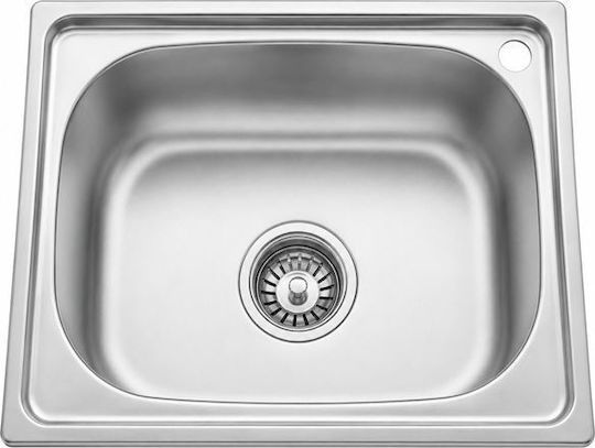 Gloria Beta 18-4835 Drop-In Мивка Inox Сатен Ш48xД35см Сребрист
