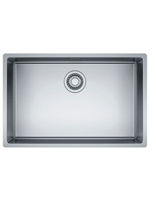 Franke Square Bxx 210-80 Ένθετος Νεροχύτης Inox Brushed Μ84xΠ45cm Ασημί