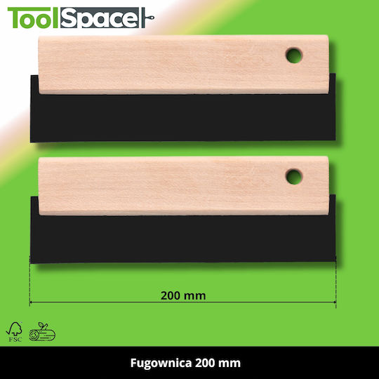 Fugownica 20cm Gummi Fugen-Spatel Gummi Spatel 200mm Hersteller 2 Stücke