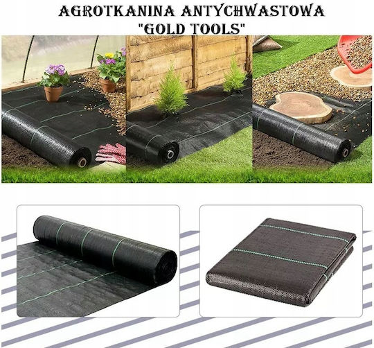 Gold Tools Ύφασμα Εδαφοκάλυψης 70gr/m² 1.6x2m Μαύρο