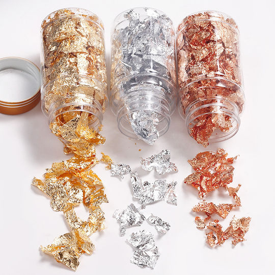 Foil Flakes Decoration Gold
