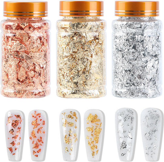 Foil Flakes Decoration Gold