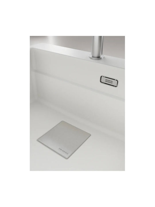 Franke Mythos Chiuvetă Drop-In din Granit Lichid 59x51cm Alb