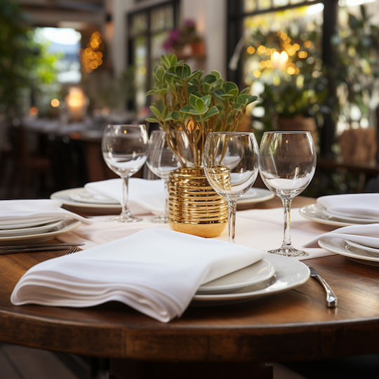 Meble odNowa Restaurant Linens White 50x50cm 10pcs