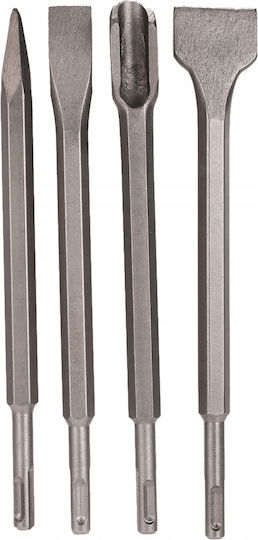 Concrete Chisels Sds Set 4 X Sds Plus Chisel