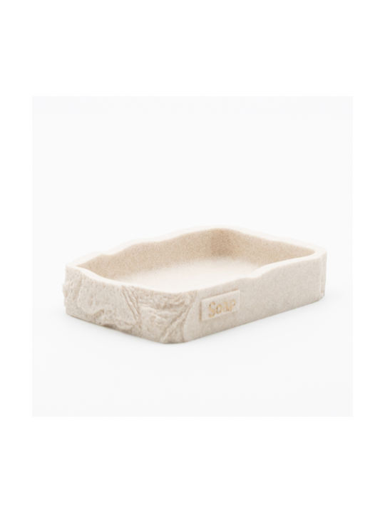 Ankor Soap Dish Plastic Beige