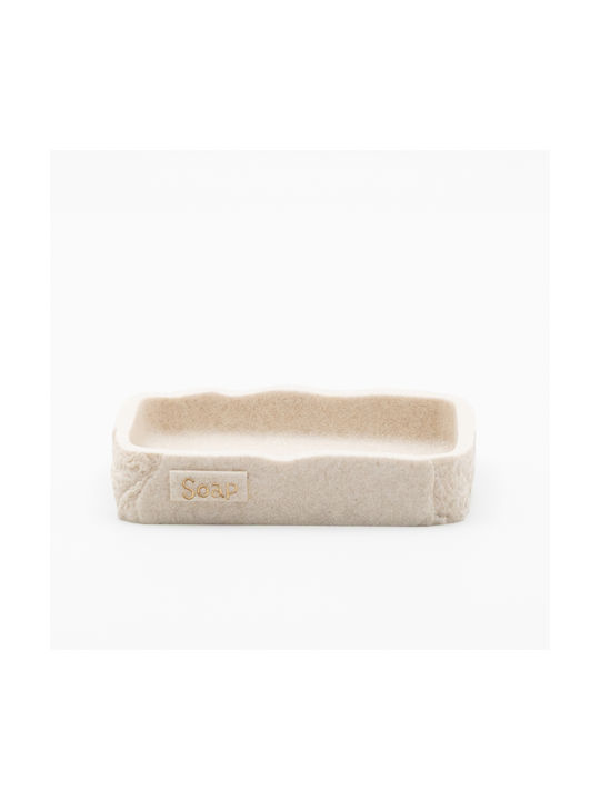 Ankor Soap Dish Plastic Beige