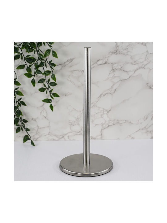 Floor Paper Holder Silver