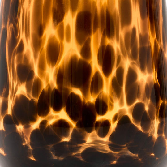Atmosphera Dotty Glas Seifenschale Braun