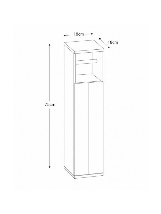 MRShome Wooden White Paper Holder