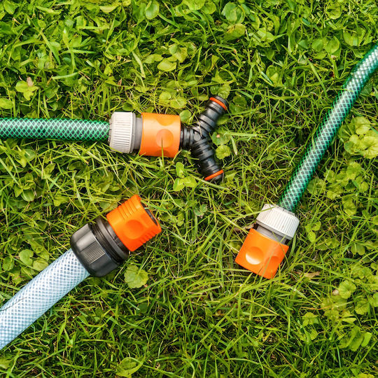 Set 4 Garden Hose Connectors 1/2" Quick Couplings Vergionic