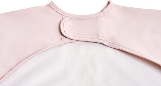Miffy Fabric Coverall with Hoop & Loop Fastener, Pocket & Sleeves Pink for 6 months+