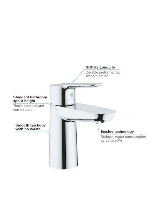 Grohe BauEDGE Mischung Waschtischarmatur