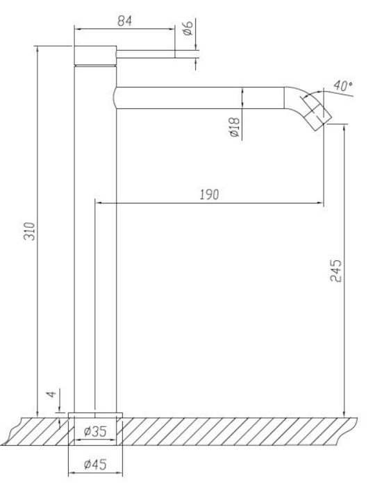 Cora Clic-clac Cosmo Amestecare Robinet Chiuvetă Robinete de chiuvetă Inox