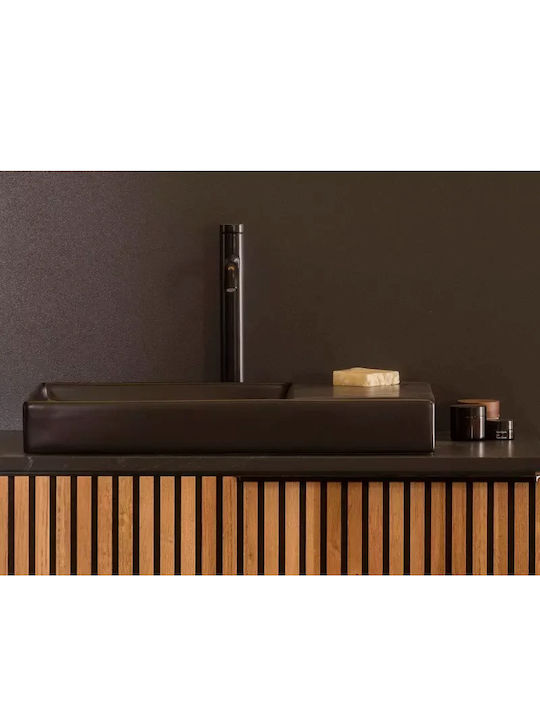 Roca Mixing Tall Sink Faucet Black