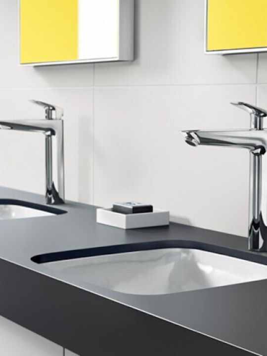 Hansgrohe Αναμεικτική Μπαταρία Νιπτήρα Ασημί