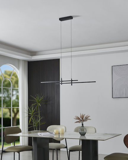 Eglo Κρεμαστό Φωτιστικό LED με Θερμό Λευκό Φως 110x7x120εκ.