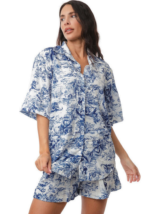 Women's Set with Shorts White