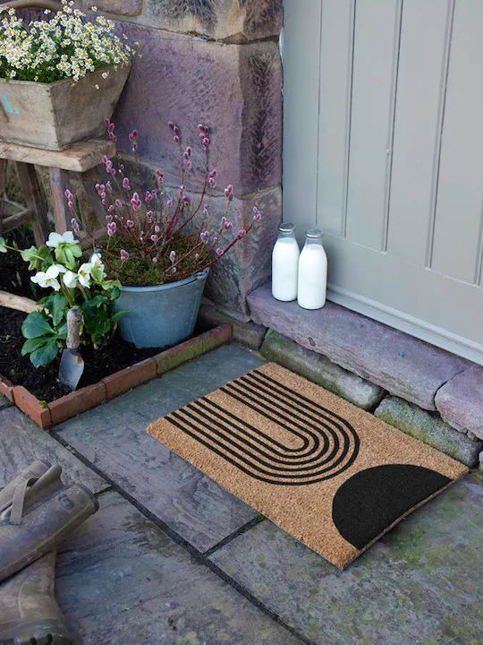 Artsy Mats Doormat Made of Coconut Tree with Non-Slip Backing Abstract 60x40cm AMIMG ABSTRACT1