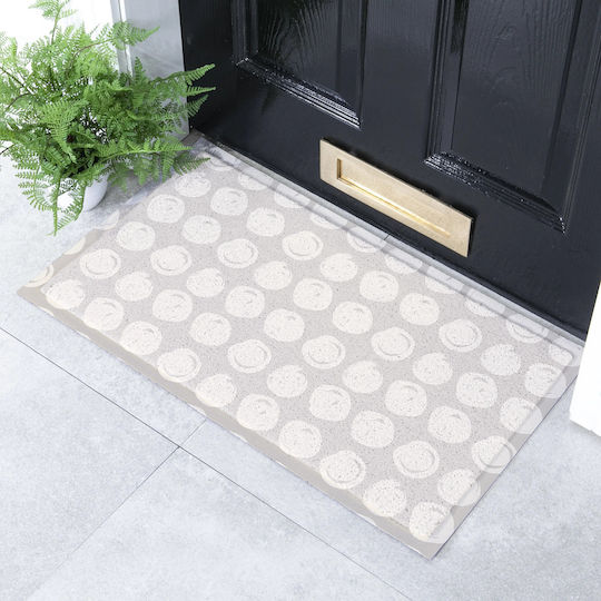 Artsy Mats Πατάκι Εισόδου Dot Swirl Καφέ 70x40εκ.