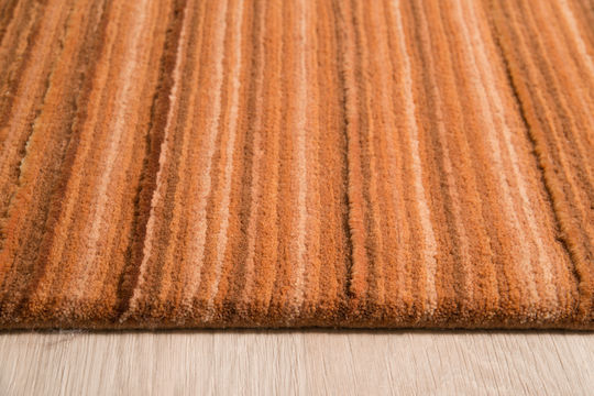 Covor Modern Silky Stripes Roșu Cărămidă 172x240 Cm Decostar Roșu Cărămidă