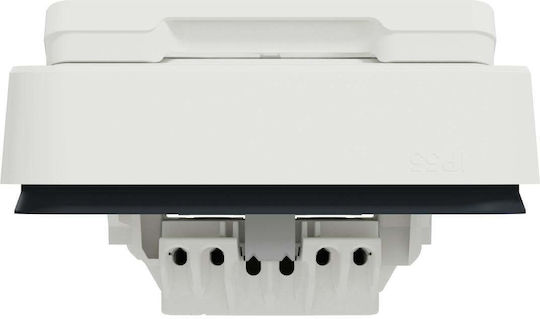 Schneider Electric Μονή Πρίζα Ρεύματος Λευκή