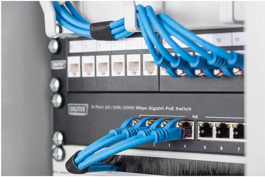 Digitus DN-95317-1 Unmanaged L2 PoE+ Switch With 8 Gigabit (1Gbps) Ethernet Ports