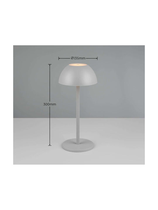 Trio Lighting Dekorative Lampe Pilz Gray