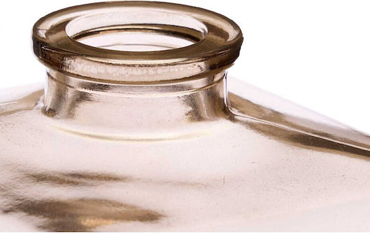 Atmosphera Glass Vase Gray 8x8xH12cm Atmosphera Glass Vase Gray 8x8xH12cm