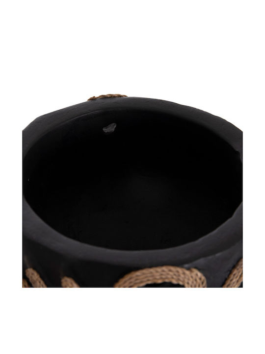 Decorative Vase Ceramic Black