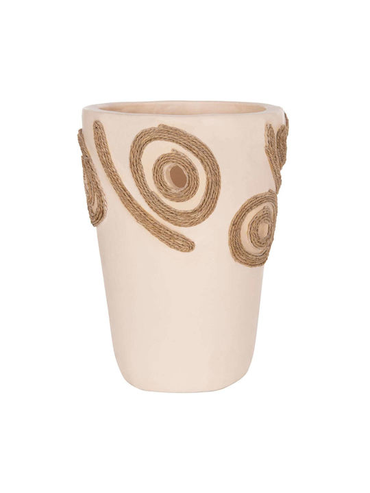 Decorative Vase Ceramic Orange