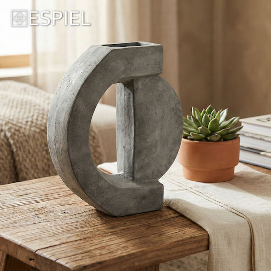 Espiel Decorative Vase Green 23.5x9x27.5cm