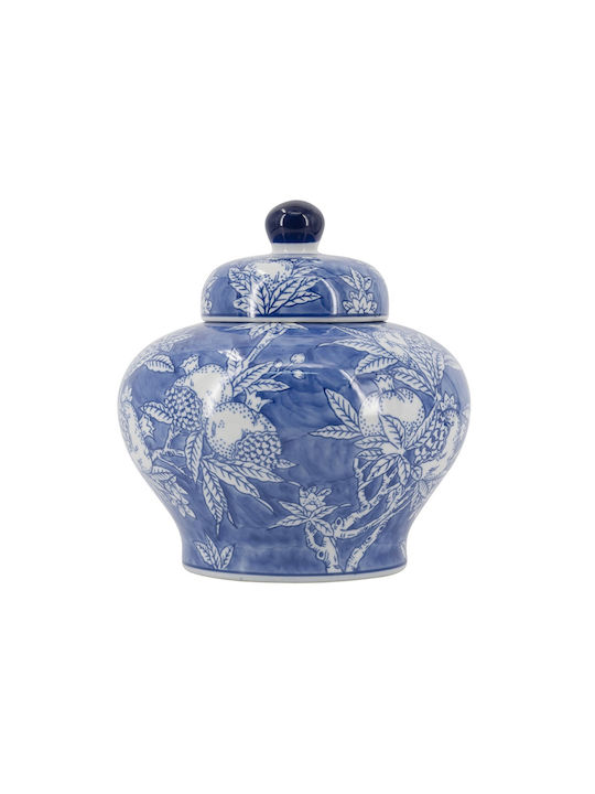 Artekko Dekorative Porzellanvase Weiß 23x23xH23cm