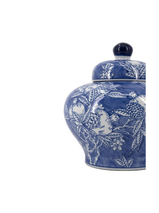 Artekko Dekorative Porzellanvase Weiß 23x23xH23cm