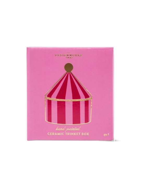 Designworks Keramik Schmuckkästchen Rosa Tbwc-1001