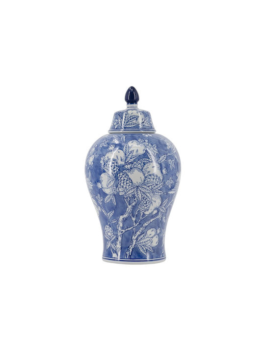 Artekko Dekorative Porzellanvase Weiß 21x21xH37cm