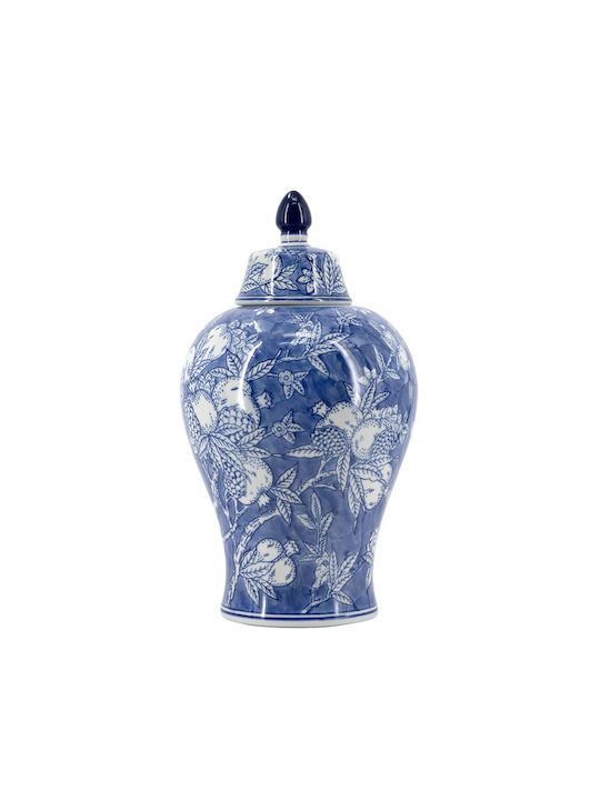 Artekko Dekorative Porzellanvase Weiß 21x21xH37cm